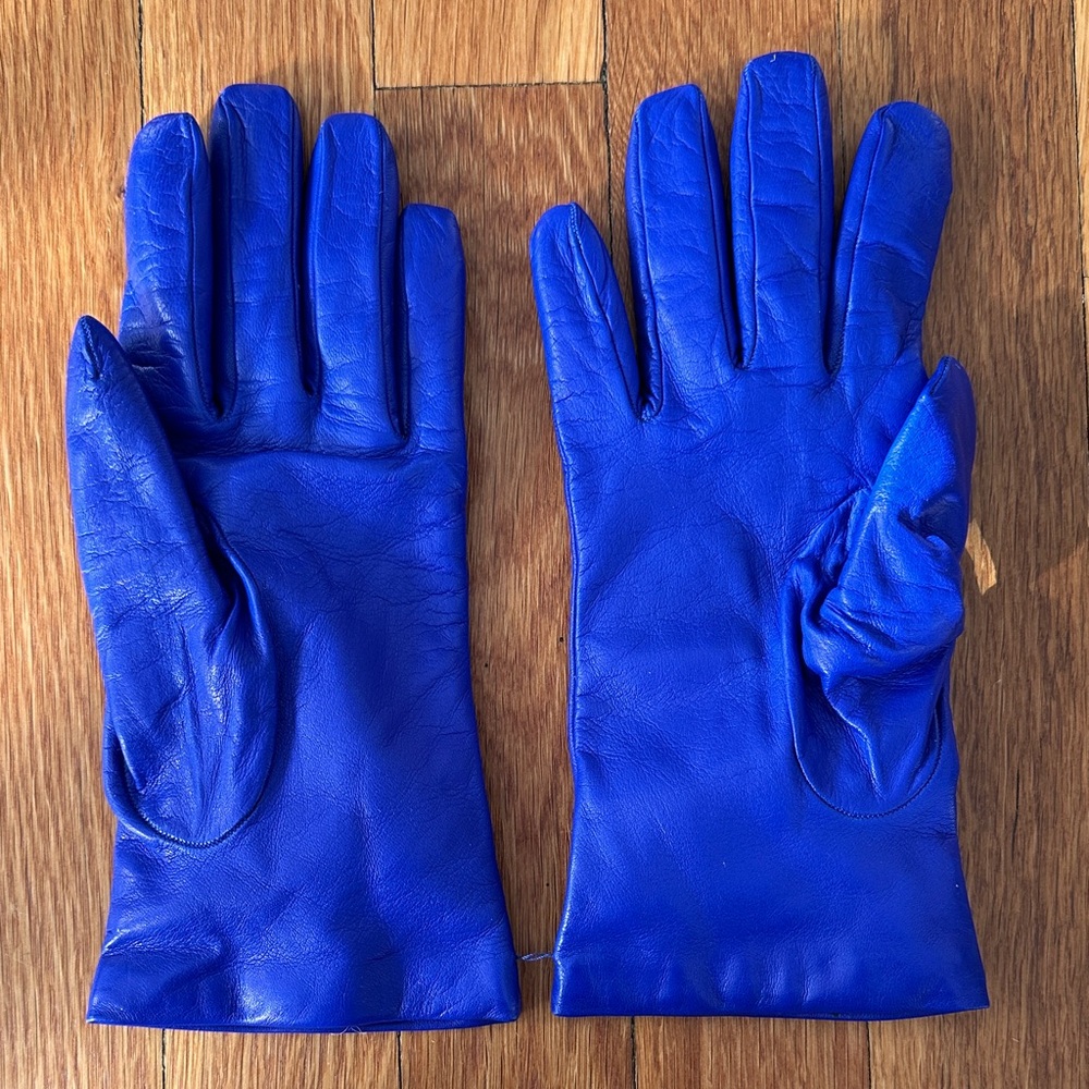 Sermoneta Leather & Cashmere Gloves